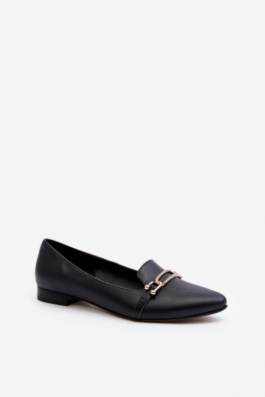 Zazoo 2885 Balerinos  su ornamentais juodos spalvos
