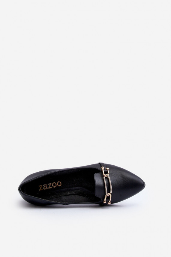 Zazoo 2885 Balerinos  su ornamentais juodos spalvos