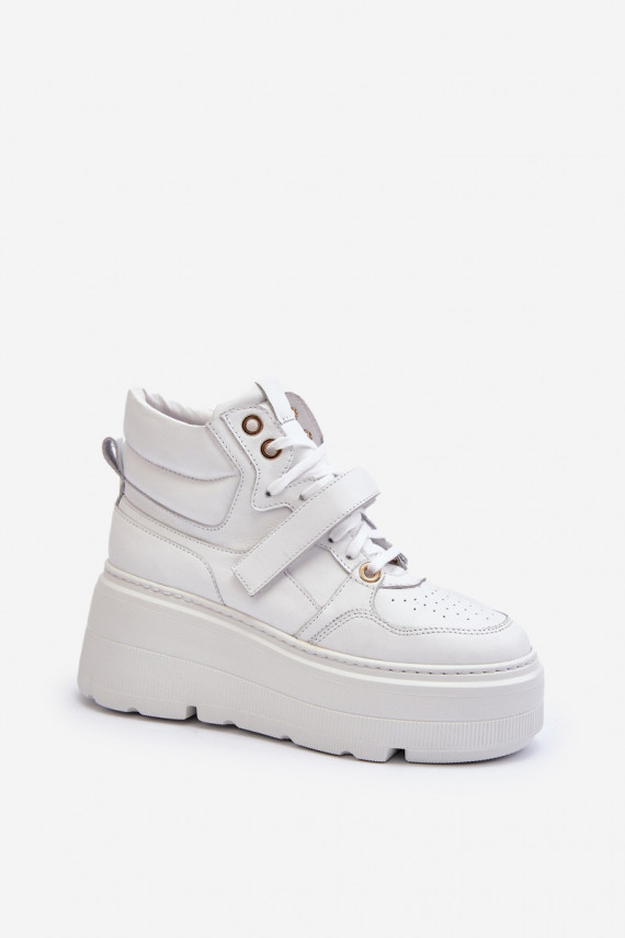 Zazoo 3450 Oda Sneakers modelio batai Moteriškos baltos spalvos