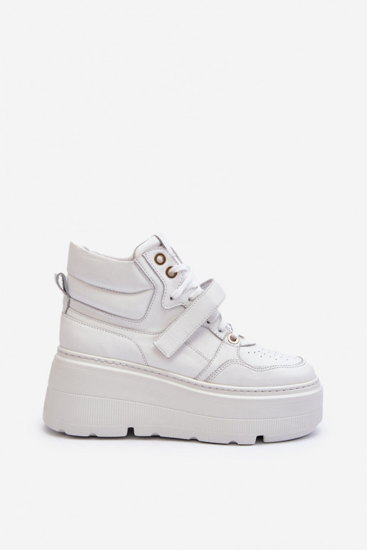 Zazoo 3450 Oda Sneakers modelio batai Moteriškos baltos spalvos