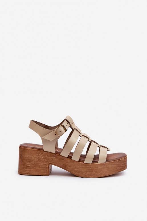 Zazoo 40410 Moteriškos basutės  Moteriškos smėlio spalvos
