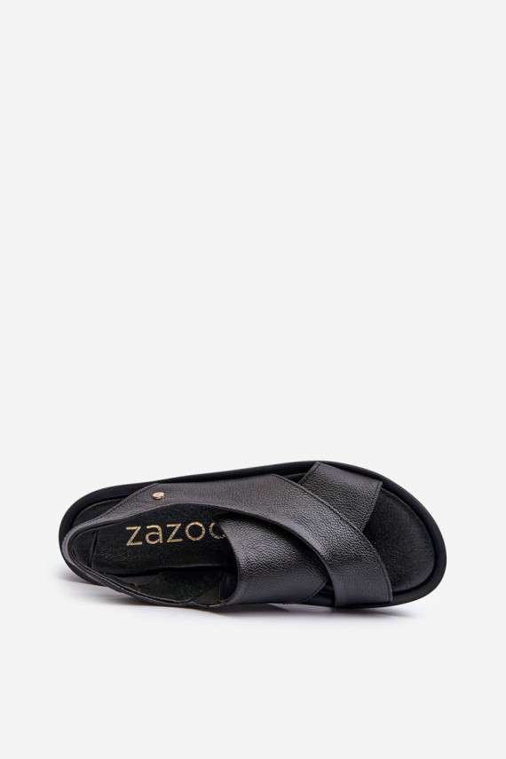Zazoo 40256 Oda Platforminės basutės juodos spalvos