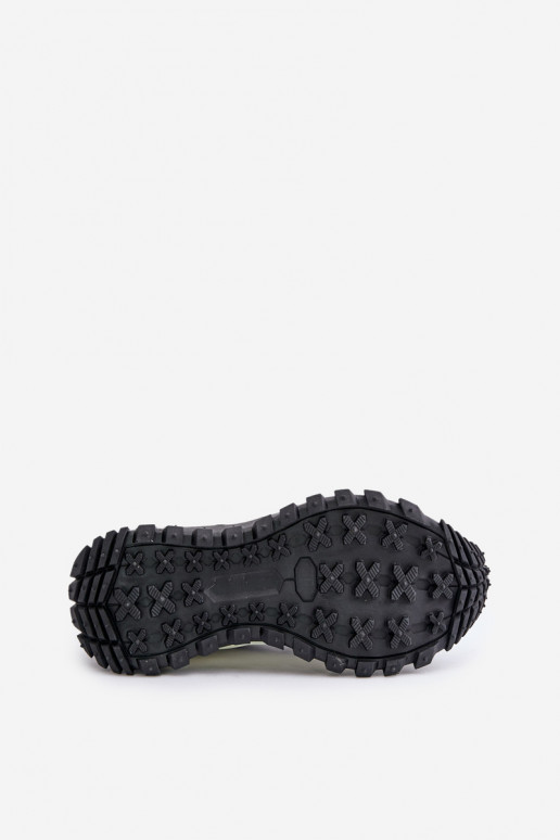 Oda Sneakers modelio batai Moteriškos su platforma Big Star OO274A220 HI-POLY SYSTEM Baltos-juodos spalvos