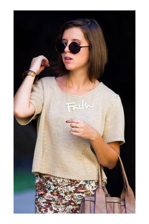 Kaklo papuošalas "Faith"