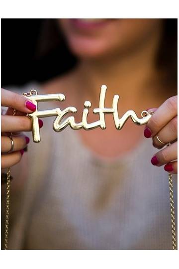 Kaklo papuošalas "Faith"