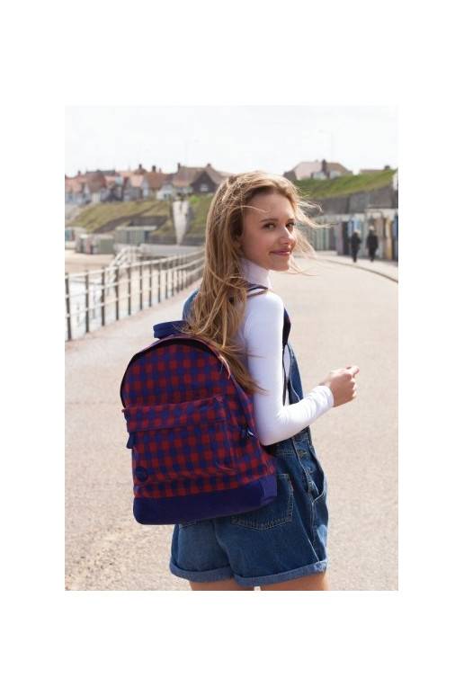 Kuprinė Gingham Red Blue Limited Kuprinė Gingham Red Blue Limited