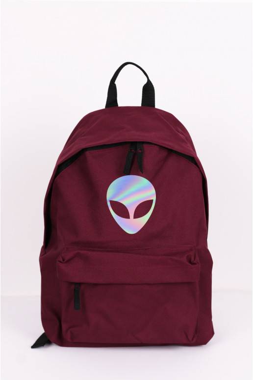 Kuprinė Alien Burgundy Hologram