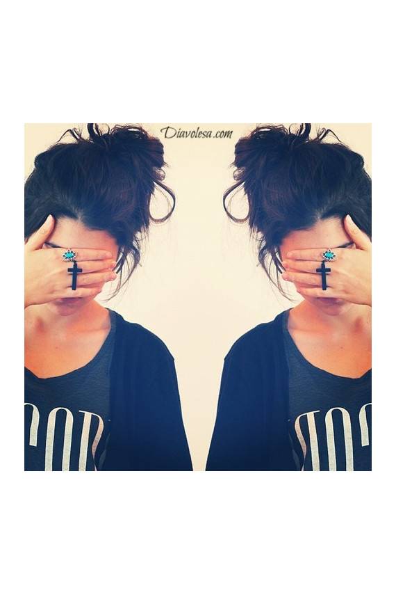 Žiedas su kryželiu