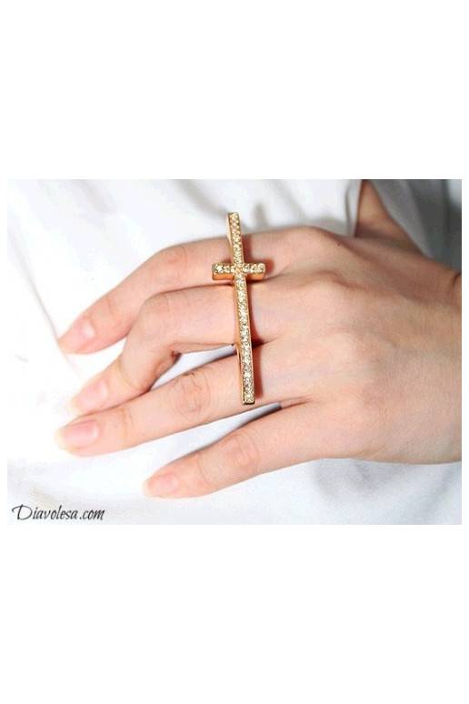 Žiedas "Cross My Heart"