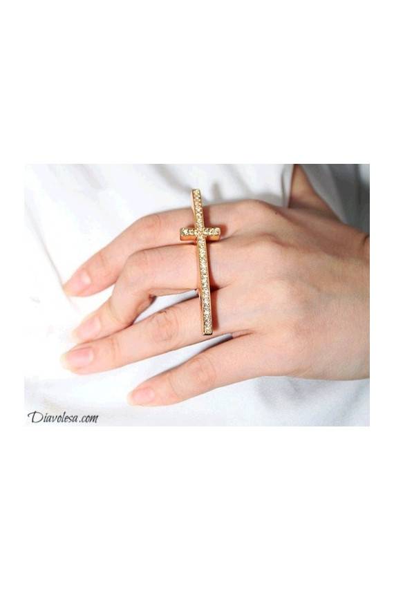 Žiedas "Cross My Heart"