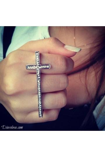 Žiedas "Cross My Heart"