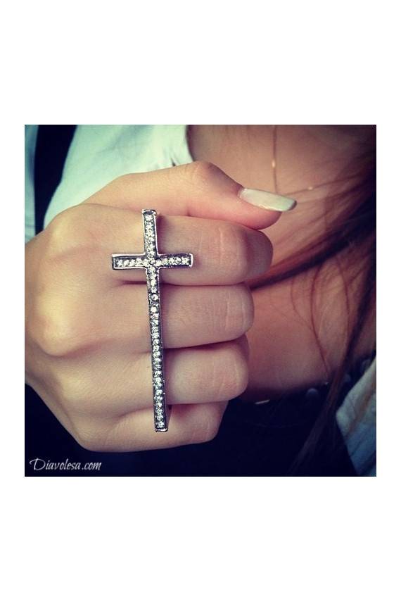 Žiedas "Cross My Heart"