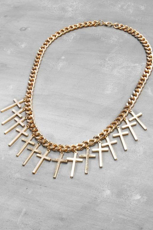 Kaklo papuošalas "Crosses" Kaklo papuošalas "Crosses"