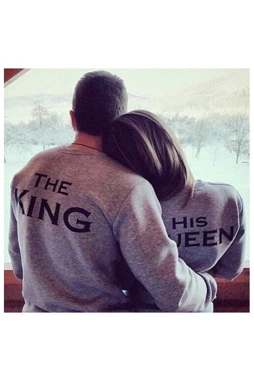 Džemperis His queen Grey