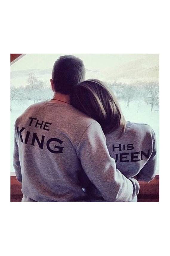 Džemperis His queen Grey