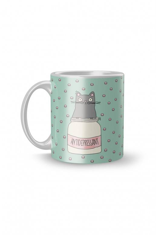 Keramikos puodelis Antidepressant