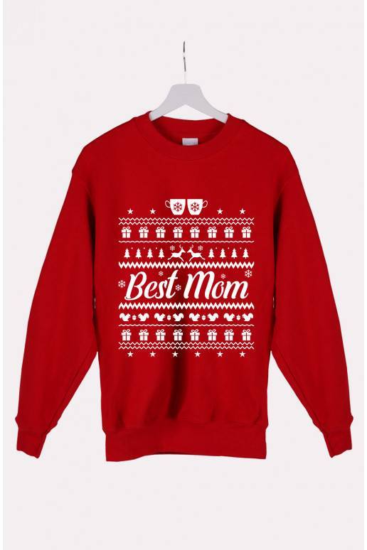 Kalėdinis džemperis "Best Mom"