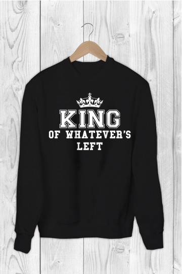 Džemperis King of Whatever's Left Black