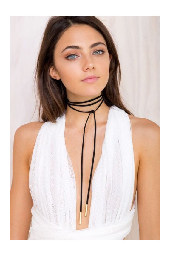 Kaklo papuošalas "Velvet Massive Ribbon Choker"