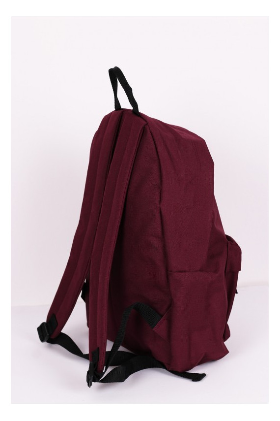 Bordo spalvos kuprinė The Best Patch