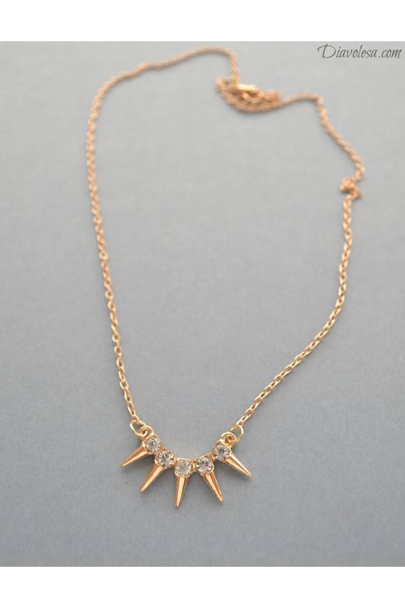 Kaklo papuošalas "Sparkling Spikes"