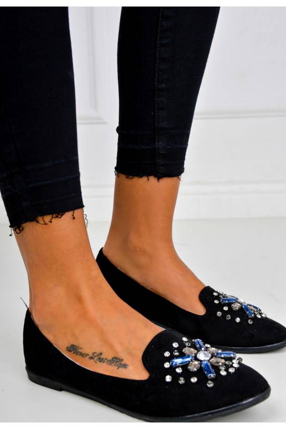 Juodos tamprios kelnės aukštu liemeniu