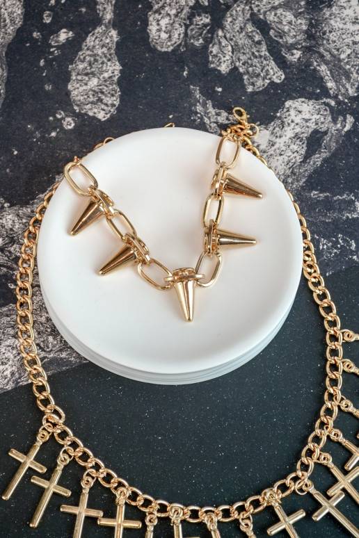 Papuošalų derinys "Glam Rock Crosses"