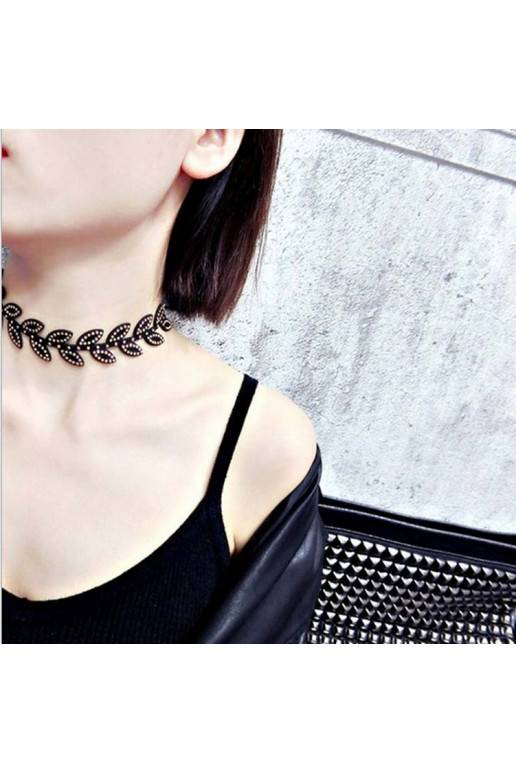 Kaklo papuošalas "Leaf Choker"