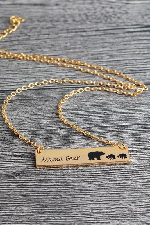 Kaklo papuošalas "Mama Bear"
