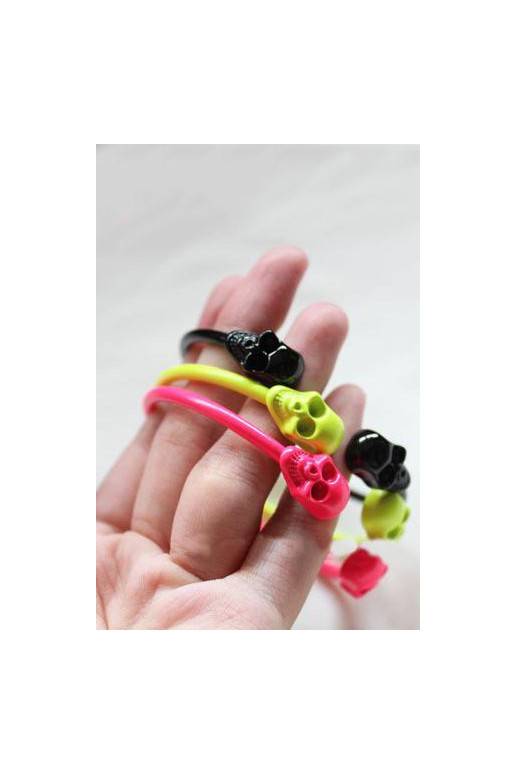 Spalvotos apyrankės "Skulls"