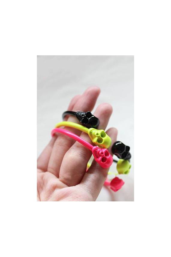 Spalvotos apyrankės "Skulls"