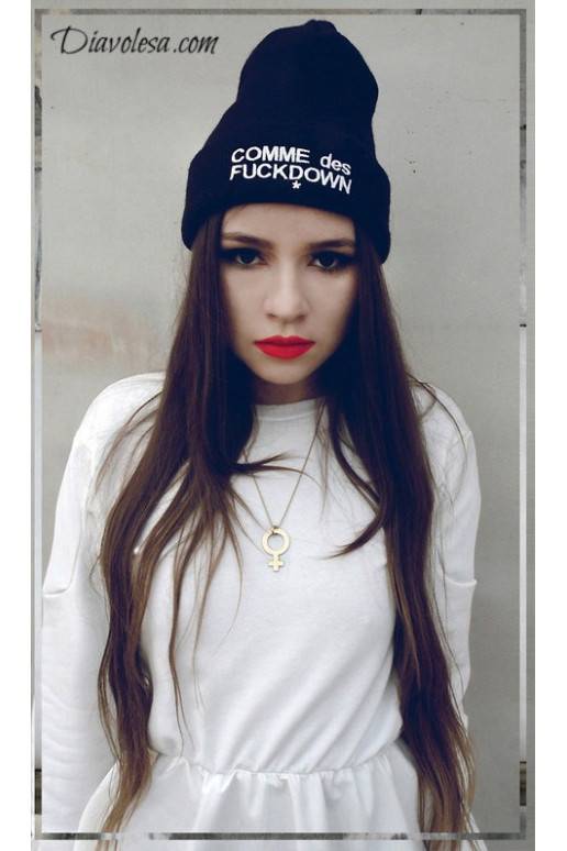 "Beanie" kepurė su užrašu  - 3