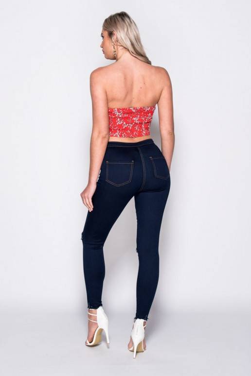 Džinsai "Classic Ripped Knee Jeggings" Džinsai "Classic Ripped Knee Jeggings"