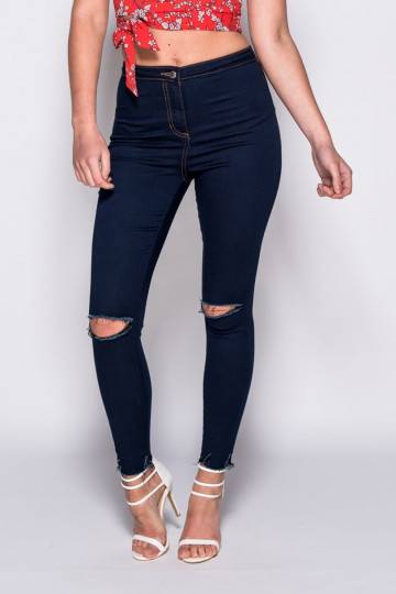 Džinsai "Classic Ripped Knee Jeggings" 2