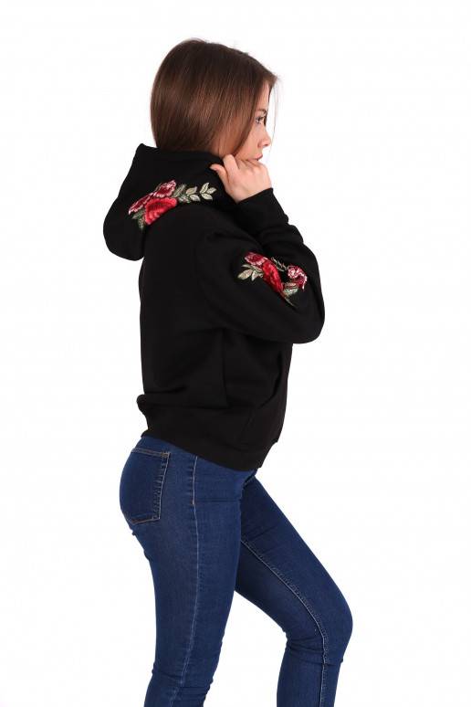 Juodas džemperis Local Girl Gang