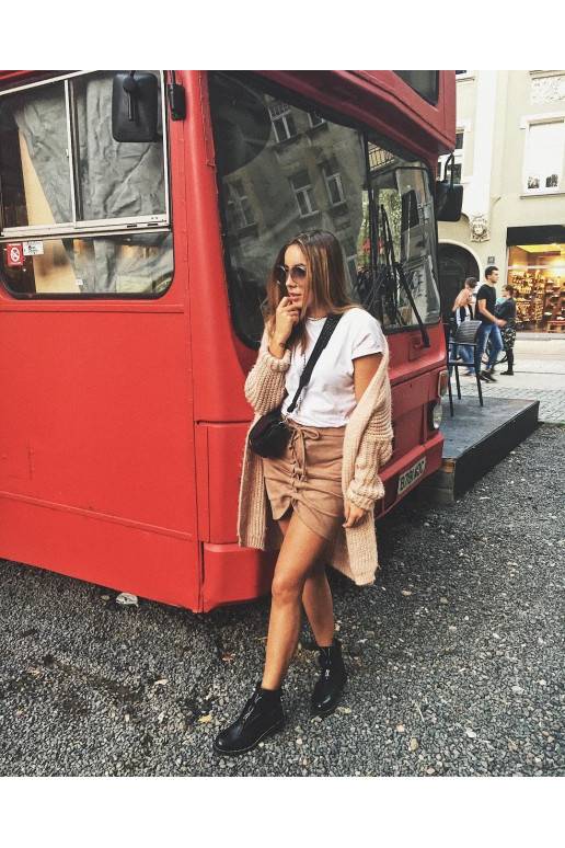 Sijonas "Latte Lace Up"