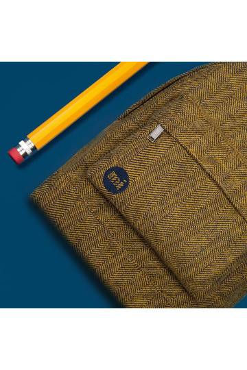 Mi-Pac kuprinė Herringbone Pop Navy/Yellow 2