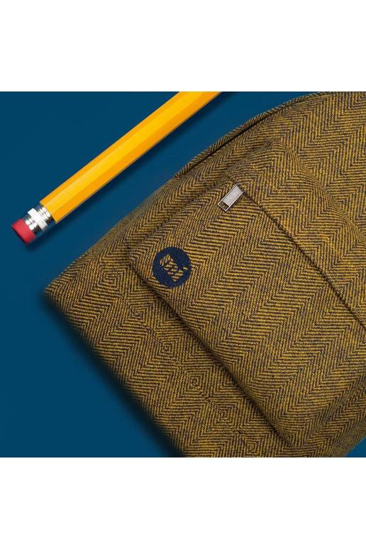 Mi-Pac kuprinė Herringbone Pop Navy/Yellow Mi-Pac kuprinė Herringbone Pop Navy/Yellow