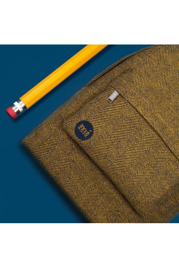 Mi-Pac kuprinė Herringbone Pop Navy/Yellow
