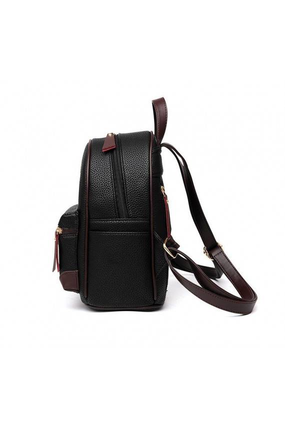 Stilinga juodos spalvos mini kuprinė