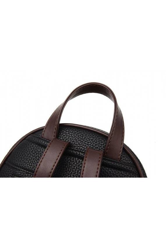 Stilinga juodos spalvos mini kuprinė