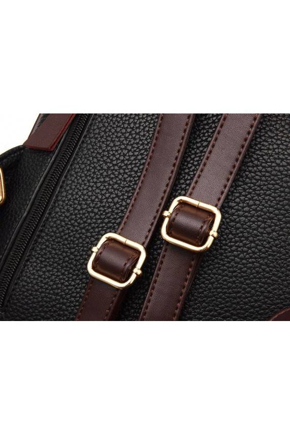 Stilinga juodos spalvos mini kuprinė