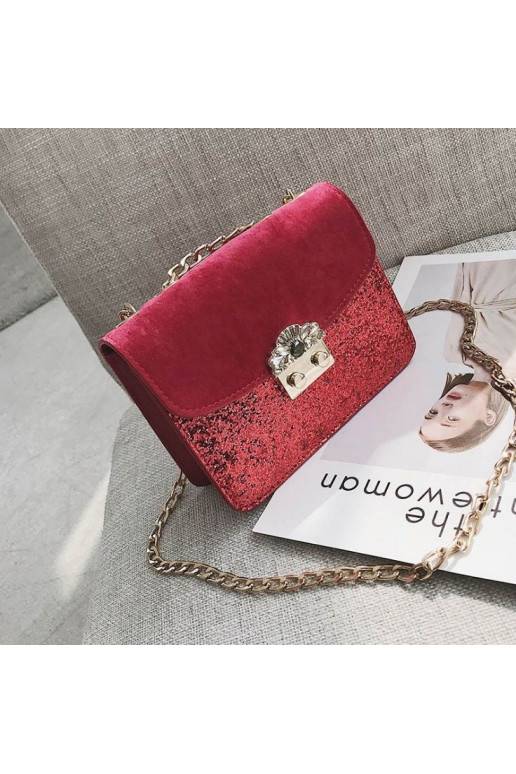 Raudona mini rankinė "Princess"