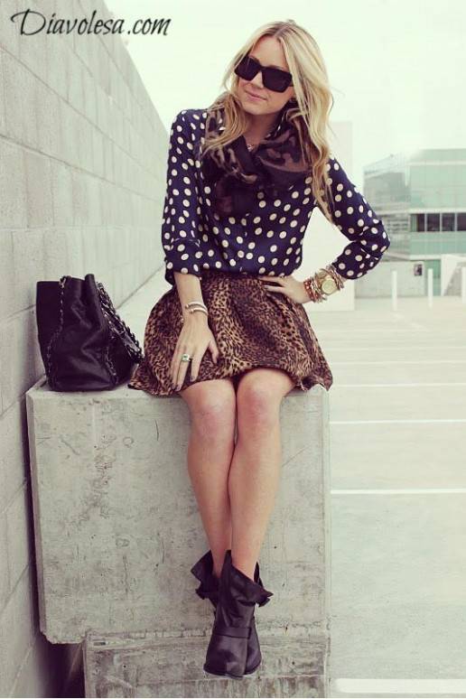 Sijonas "Leopard chick"  - 4 Sijonas "Leopard chick"  - 4