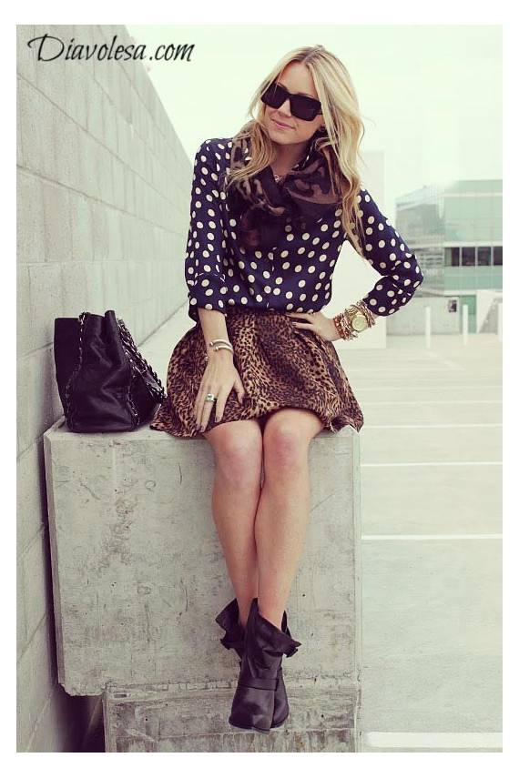 Sijonas "Leopard chick"  - 4