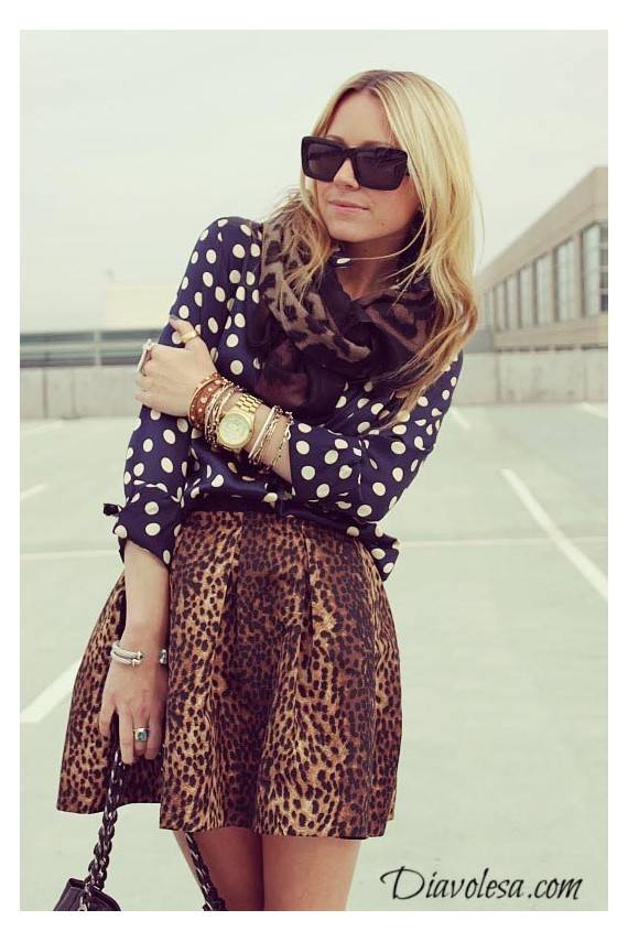 Sijonas "Leopard chick"  - 2