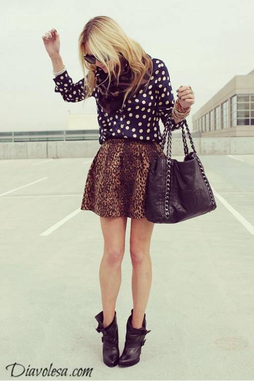 Sijonas "Leopard chick"  - 3 Sijonas "Leopard chick"  - 3