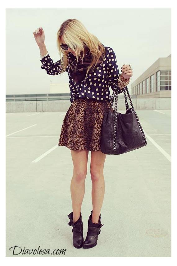 Sijonas "Leopard chick"  - 3