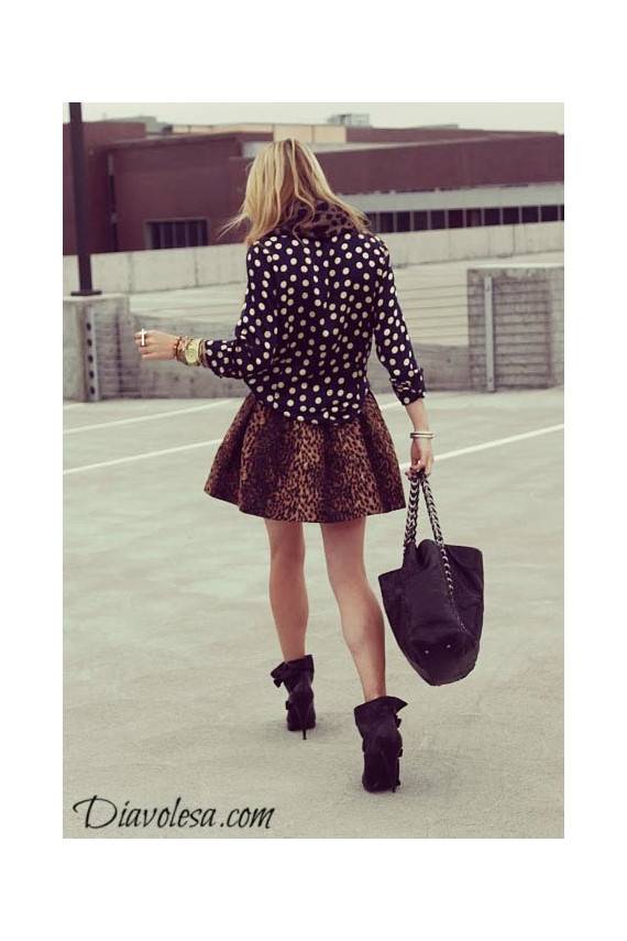 Sijonas "Leopard chick"  - 5