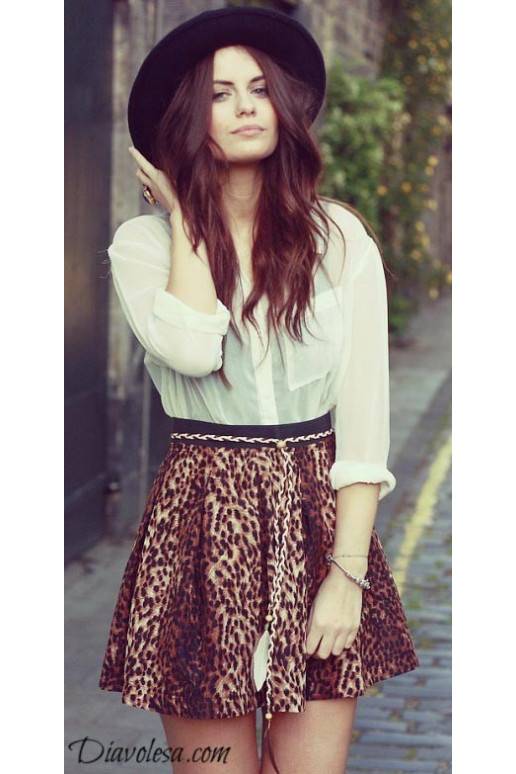 Sijonas "Leopard chick"  - 6 Sijonas "Leopard chick"  - 6